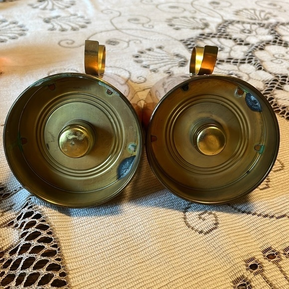 Chase USA Vintage Pair Copper and Brass Arched Back and S Shape Handles - Picture 7 of 11